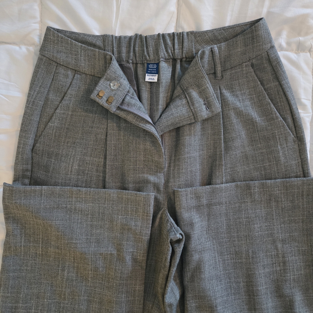 Old Navy Charcoal Wide-Leg Pants